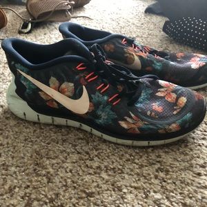 Floral Nikes